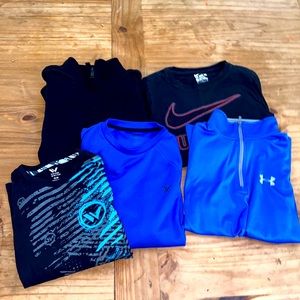 Lot of 5 boys long sleeve shirts